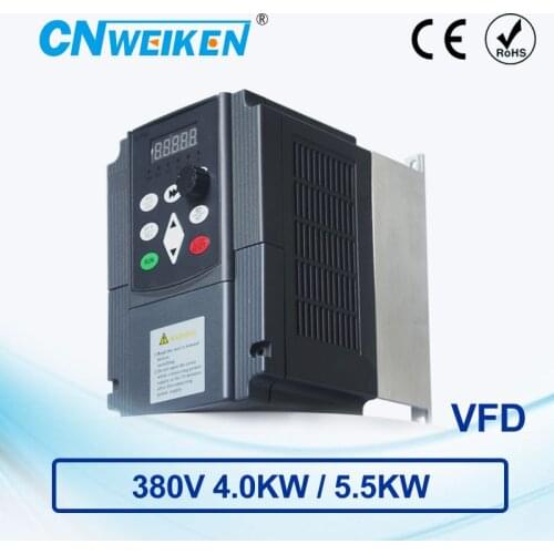WK600 Vector Control frequency converter Three-phase variable frequency inverter 380V4.0kw/5.5kw ac motor speed controller