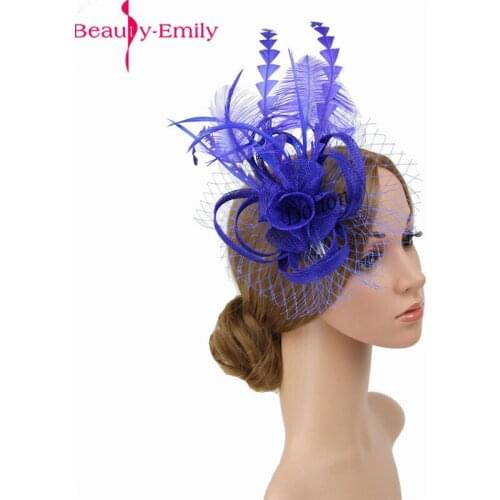 2020 New Arrival Women Chic Fascinator Hat Cocktail Wedding Party Church Headpiece Fashion Headwear Hair Clip Accessories
