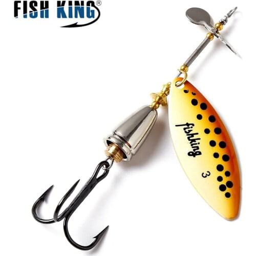 1pc Fishing Lures Metal Spinner Spoon 15g/10cm Long Cast willow leaf blades with Treble Hook Hard Baits Fishing Tackle 10 colors