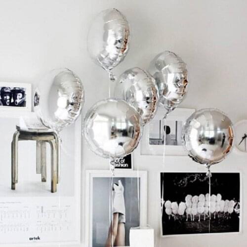 10pc 18inch Round Foil Metal Macaron Balloon Baby Shower Wedding Birthday Party Balloons Festive Party Layout Decoration Balloon