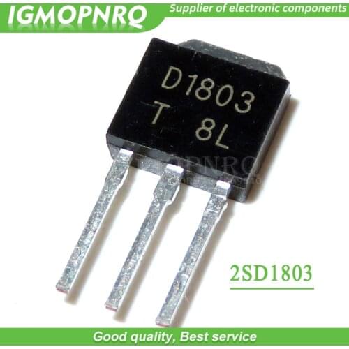 10pcs 2SD1803 D1803 TO-251 transistor line new original