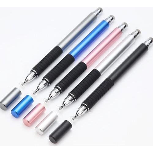 50Pcs Stylus Pen For Iphone Android Tablet Drawing Pencil 2in1 Capacitive Screen Mobile Smart Phone Sucker Microfiber Touch Head