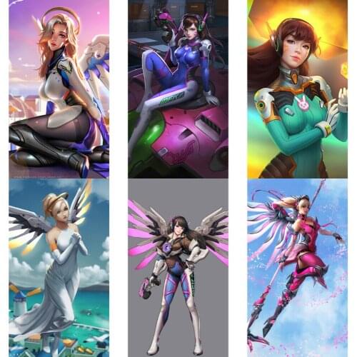 5D Diamond Embroidery Sale Game Anime Sexy Girl Diamond Painting Full Drill Square Mosaic Rhinestones Pictures Birthday Gift