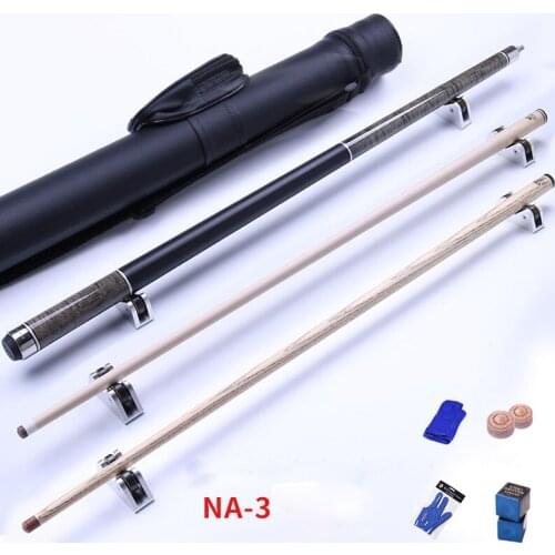 FURY NA Billiard Pool Cue Stick with 2 Shafts 12.75mm 11.75mm 11mm Ash Shaft with Pool Cue Case Set