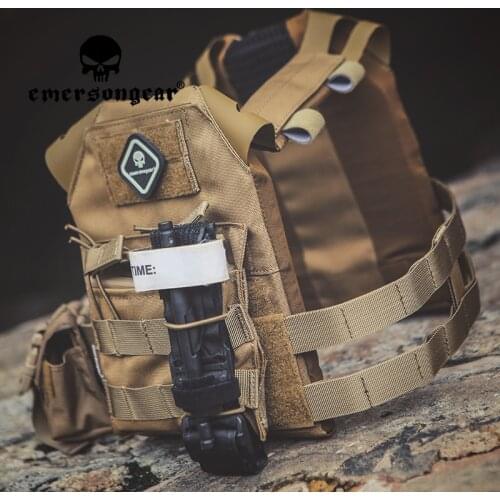 EMERSONGEAR Tactical Vest For Kids Molled Child Airsoft Paintball CS Outdoor Protective Lightweight Children Tactical Gear Game