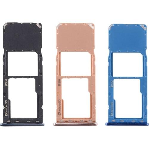 For Samsung Galaxy A7 2018 SM-A750 Black/Blue/Gold Color Single SIM And Memory Card Tray