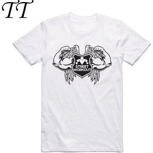 2019 Men Print Street Workout Fashion T-shirt O-Neck Short Sleeves Summer Fitness Bar Brothers Homme T Shirt Streetwear