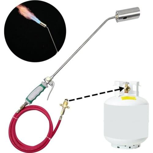 Propane Heating Torch Stainless Steel Liquefied Gases Combustion Torch Weeding Torch Grass Torch Welding Accessories