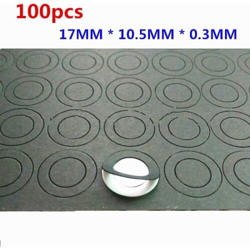 100Pcs/lot 18650/18500 Lithium Battery Insulation Gasket, Barley Paper, Flat Head, High Temperature Insulation Gasket
