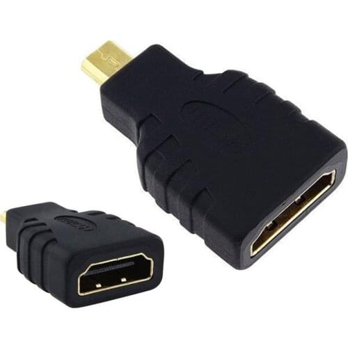 HDMI to Micro HDMI Converter Gold Plated HD Extension Adapter Connector for Video TV