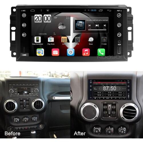 Koason Android Car Multimedia Player Stereo System For Jeep 7inch GPS Navigation Wifi Bluetooth DVR RDS USB