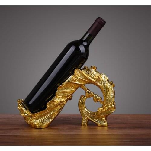 Creative Peacock Tail Wine Rack Decoration Retro Resin Wine Stand Best Bottle Bar Decor Wine Accessories Home Decoration Gift