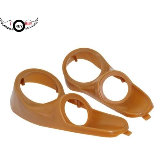 2Pcs/Lot Car Audio Speakers Nylon Plastic Gasket Bracket Fits for 1.5 Inch 3 Inch Tweeter Treble Hertz A-Pillar Brown Brackets
