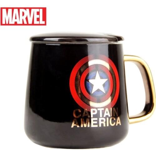 Disney Water Cup Marvel Beauty Team High-value Cup Net Red Ceramic Cup Creative Boy Birthday Gift Mug