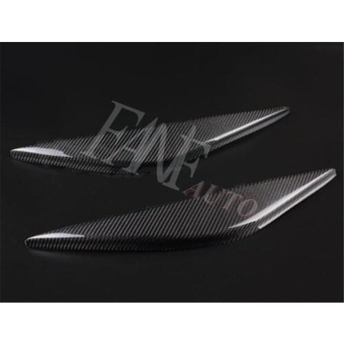 Carbon Fiber Headlight Cover Eyebrows Eyelids for Ford Fiesta 2002-2008