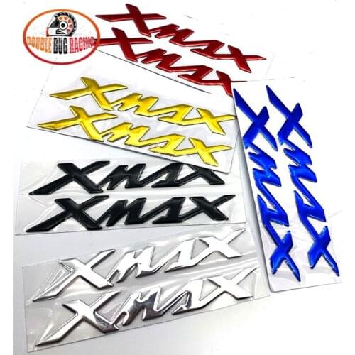 Motorcycle Decals Stickers Emblem Badge 3D Decal Raised Tank Wheel Tank Decals Applique Emblem For Yamaha XMAX 125 250 300 X-MAX