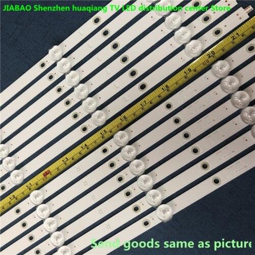 New 12pcs/set LED backlight strip for 55inch TV 55PUS7303 55PUS6703 LB55073 V1_02 V0_01 TPT550U1-QVN05.U
