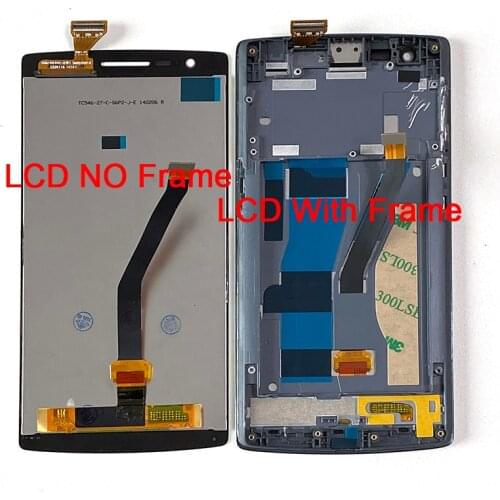 Original M&Sen 5.5" For OnePlus One OnePlus 1 LCD Screen Display+Touch Panel Digitizer With Frame For Oneplus One A0001