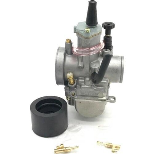PWK OKO 26mm Flat Slide Carburetor For KAWASAKI KX100 KX80 KX125 GASGAS BSA JOG DIO KR150 RTL250 CR80 ETC 140cc 150cc Pit Bike