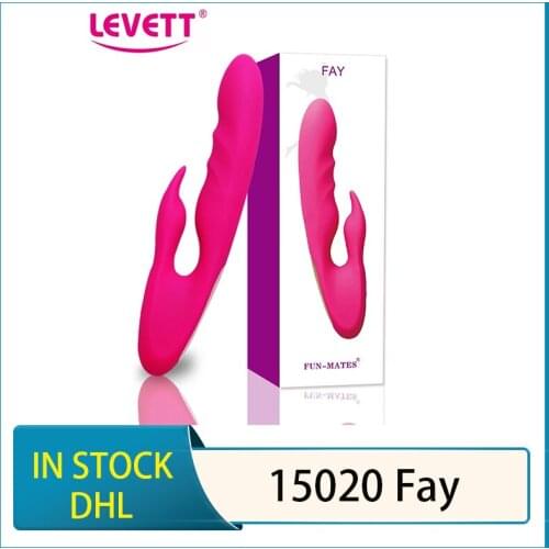 New LEVETT Rabbit Vibrators For Women Dildos Sex Toys G Spot Clitoris Stimulate Vagina Wand Massager Adult Erotic Sexshop femme