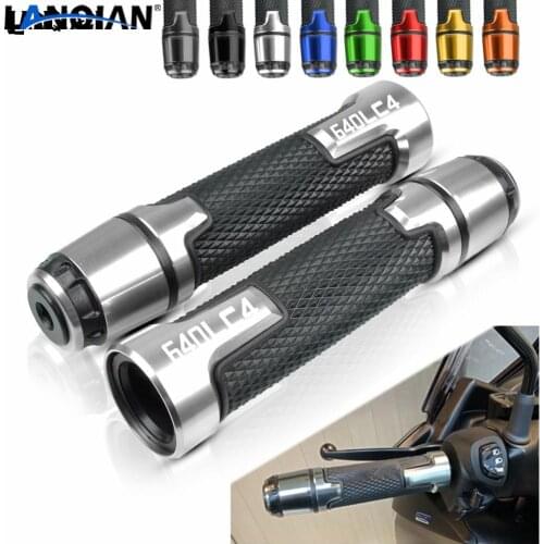 For 640 LC4 7/8 22MM Motorcycle CNC Handlebar Grips Hand Grips Ends 640 LC4 Supermoto2003 2004 2005 2006 Accessories