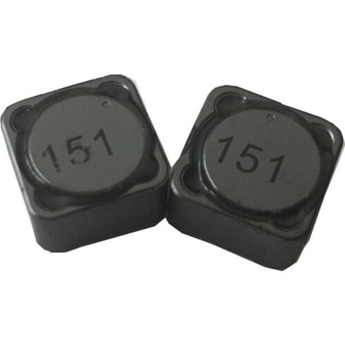 Hot wholesale 150uH 12X12X7mm chip power inductor 0.47''X0.47''X0.28''fixed inductor surface mount inductor ,2000pcs/lot