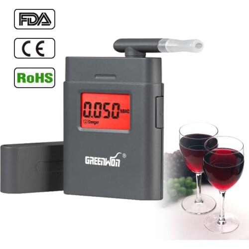 Patent for new factory LCD digital breath alcohol tester driving BAC analyzer for free shipping to drag