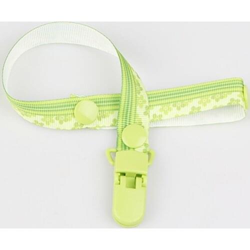 Nipples Clips Baby Pacifier Holder For Nipples Chain Ribbon Knitted Cloth Hand Made Toddler Infant Feeding