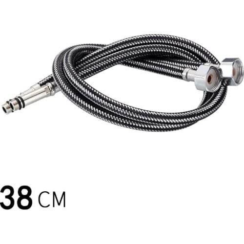 G1/2 G3/8 G9/16 38cm/58cm 1 pair Stainless Steel Flexible Plumbing Pipes Cold/Hot mixer Faucet Water supply pipe Hoses bathroom