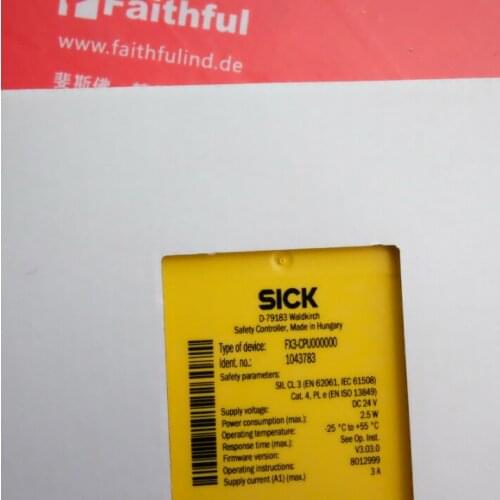 1PC NEW SICK FX3-CPU000000 FX3CPU000000 1043783 RELAY IN BOX