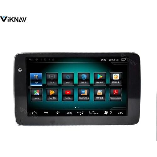 2 din android car radio multimedia player for Benz C Class NTG 5.5 2019-2020 auto audio GPS navigation stereo receiver