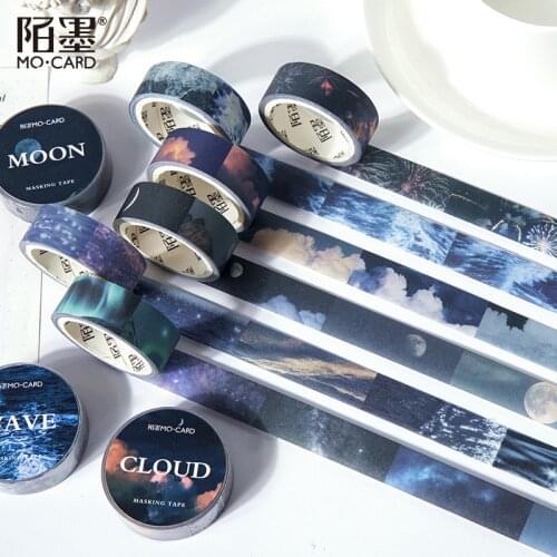 20pcs/1lot Decorative Adhesive tapes Clouds Scrapbooking DIY Paper Scrapbooking Stickers 3m