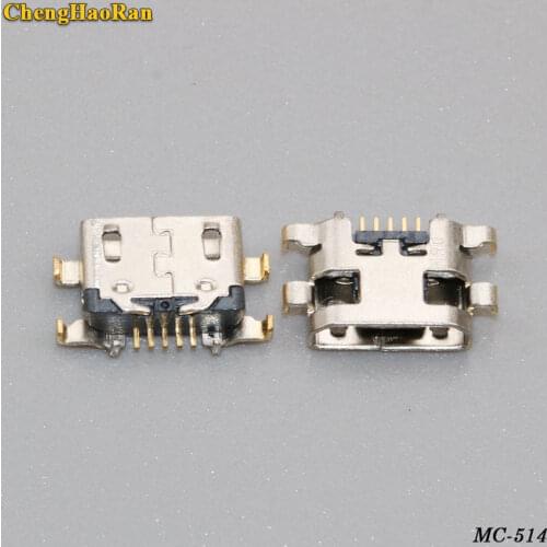 ChengHaoRan micro USB jack For Lenovo Vibe A7020 K52t38 K5 Note socket charging Port Dock Connector for meizu M6 for redmi 5plus
