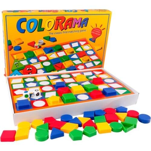 Children Montessori Memory Chess Game Intelligence Science Educational Toys Geometric Shape Color Cognitive Exercise Toy Gift