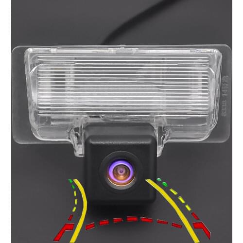 HD CCD Car Reversing Backup Camera Trajectory Dynamic Parking Line for Nissan Almera G15 / Sentra B17 / Bluebird Sylphy