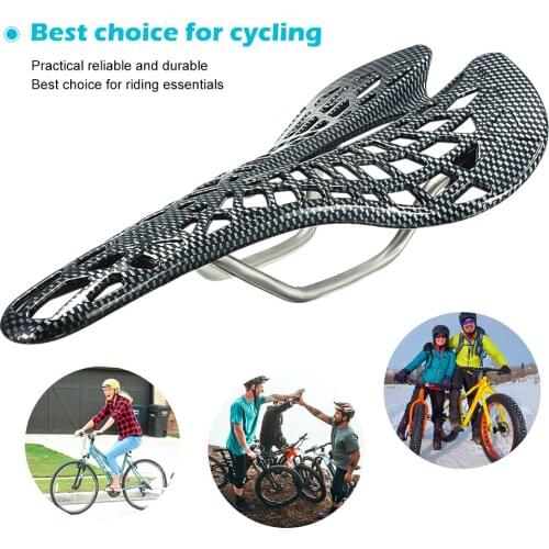 Bicycle Front Seat Mat Bike Saddle Bicycle Seat Cushion Pad Breathable Soft Spider Web Saddle Bicycle Bike Accessories