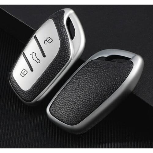 Leather style TPU Car Key Case Key cover for MG MG6 ZS HS EV EZS EHS mg3 gs mg7 GT 2015 2016 2017 2018 2019 2020