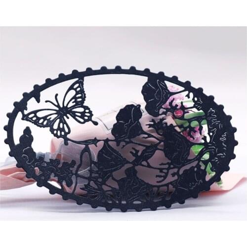 Ellips Frame Metal Cutting Dies DIY Scrapbooking Album Paper Cards Decorative Crafts Embossing Making Template Stencil Die Cut