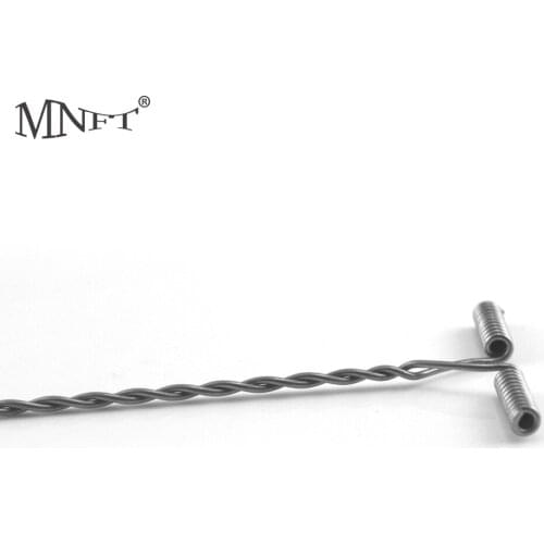 MNFT 10cm Useful Stainless Steel T-shape Fish Balance Rig Hook Arms Connector