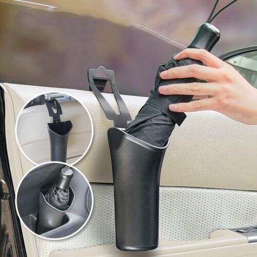 Multifunctional Car Umbrella Storage Box Organizer Barrel Car Folding Hanging Water Bottles Rack Holder Stowing Tidying