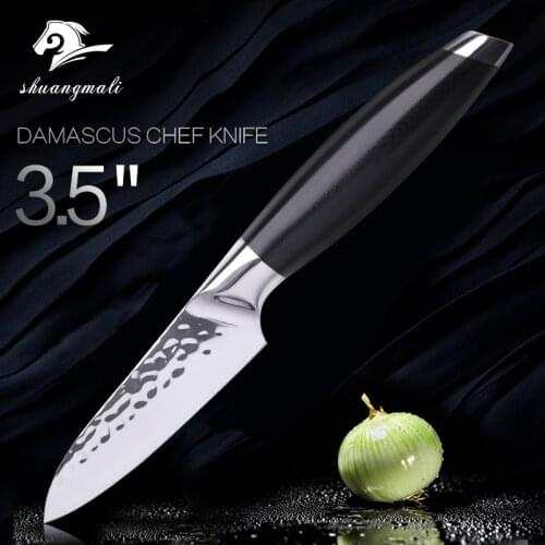 Professional 3.5inch Kitchen Knife Paring Fruit Knives 440C Stainless Steel Knife Cook Tool Kitchen Accessories With G10 Handle