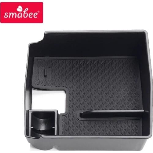 Smabee Car Central Armrest Box storage box for Toyota Corolla 20192020 center console Accessories Black Coin box car decoration