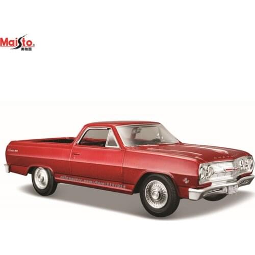 Maisto 1:24 1965 Chevrolet EI Camino Alloy die-cast static car model manufacturer authorized collection gift toy tool