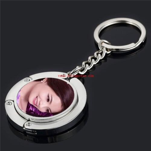 Sublimation blank hook keychains hot transfer printing key ring consumable material 10pcs/lot new arrival