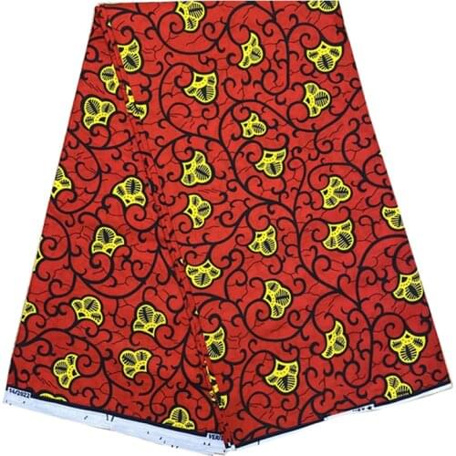 Ankara Style African Wax Prints Fabric 100%Soft High Quality Veritable Nigerian Party Dress Material For Sewing 6 Yards V-L 5-50