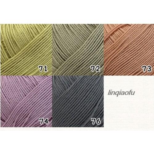 Knitted organic cotton thread, high-end handmade cotton thread