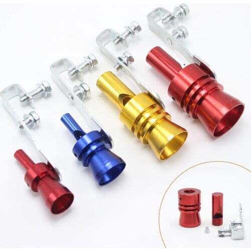 Universal Simulator Whistler Exhaust Fake Turbo Whistle Pipe Sound Muffler Blow Off Car Styling Tunning S/M/L/XL