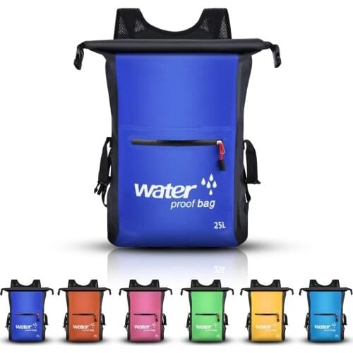 New Outdoor Waterproof Swimming Bag Backpack Bucket Dry Sack Storage Bags Rafting Sports Kayaking Canoeing Travel Pack Top -40