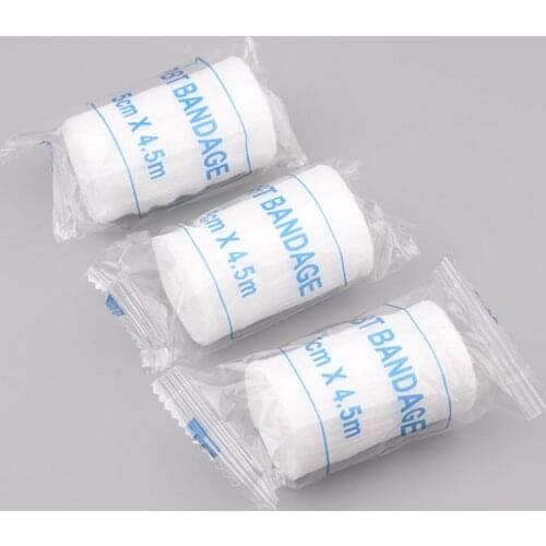 1 Roll Gauze Bandage Grade Sterile First Aid Wound Dressing Stretched