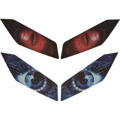 2 Pcs Motorcycle Headlight Protection Sticker Fairing Headlight Sticker for Yamaha MT-09 2017, 02 Model & 01 Model